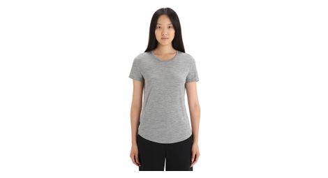 T-shirt manches courtes femme icebreaker sphere ii mérinos gris