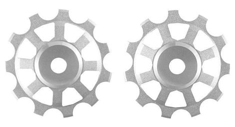 Galets céramique Nova Ride Shimano 10 - 11 - 12 vitesses Argent