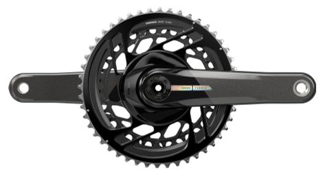 Guarnitura sram force d2 dub 50-37 denti 2x12v nero (senza caso)