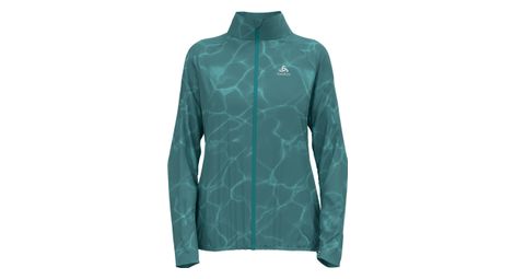 Odlo Zeroweight Print Women's Running Jacket Blau
