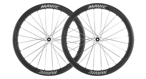 Paire de Roues Mavic Cosmic SLR 45 Disc 700mm | 12x100 - 12x142 mm | Centerlock | Argent