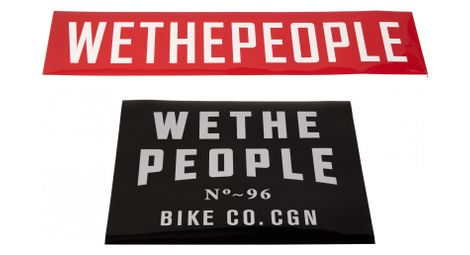 Adesivi per rampe wethepeople nero e rosso