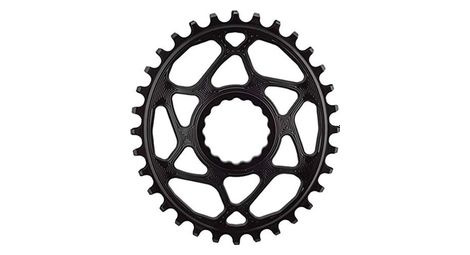 Plateau narrow wide ovale absoluteblack mono direct mount chainring pour transmissions shimano 12 v noir