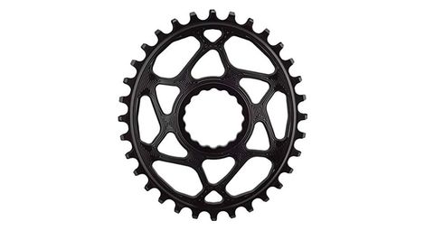 AbsoluteBlack Plato estrecho ancho ovalado Direct Mount Shimano 12V Negro