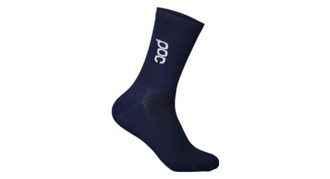 Chaussettes poc soleus lite mid turmaline bleu marine