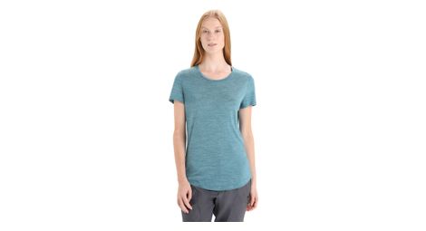 Icebreaker sphere ii green merino women's short sleeve t-shirt