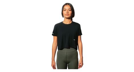 Crop-top circle smooth operator noir femme