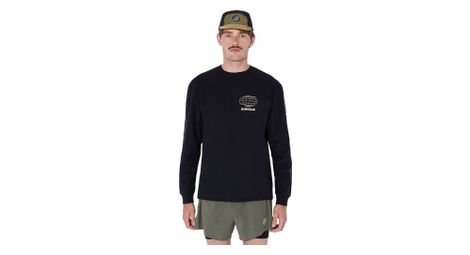 Maillot manches longues circle feel good pop noir unisexe