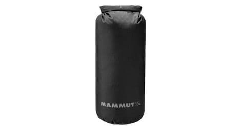 Sac impermeable mammut drybag light noir 15l
