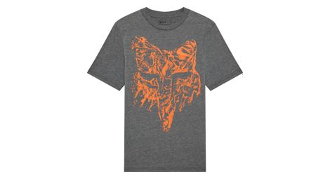 Camiseta infantil gris con estampado de zorro en alta definición
