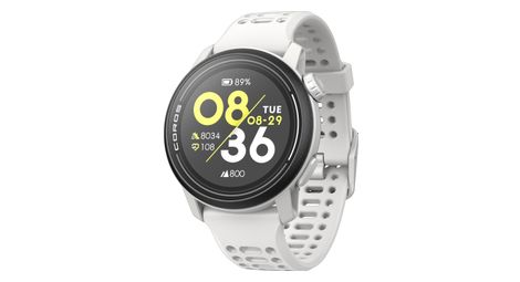 Reloj gps coros pace 3 correa de silicona blanca