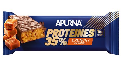 Apurna barre crunchy hyperprot in e caramel 45g