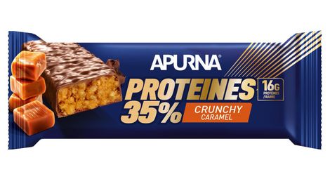 Apurna barre crunchy hyperprot en e caramel 45g