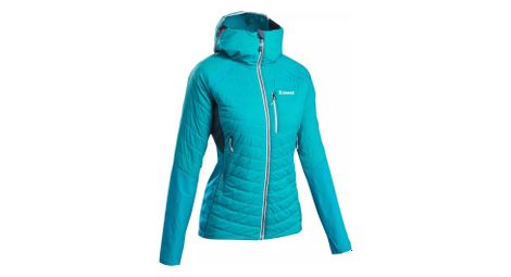 Doudoune hybride d'alpinisme simond sprint bleu femme