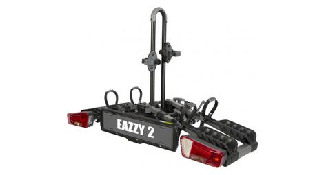 Buzz rack eazzy2 portabicicletas de enganche 13 clavijas - 2 bicicletas negro