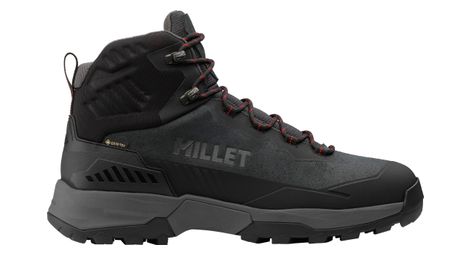 chaussures de randonnee homme millet ubic mid gore tex gris