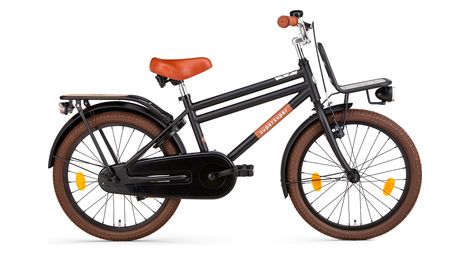 Velo enfant supersuper cooper bamboo 20 pouces noir mat