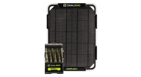 Batterie portative guide 12  + panneau solaire nomad 5 | kit