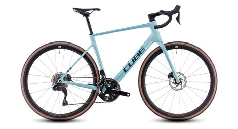 Cube attain c:62 slx rennrad shimano 105 di2 12s 700 mm lagoon blue 2025
