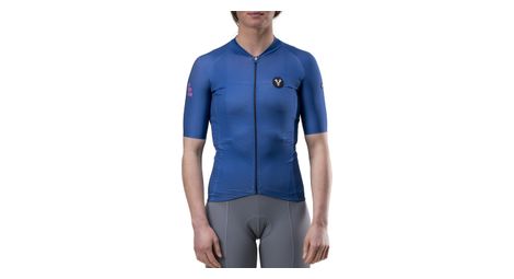 Camiseta de manga corta para mujer LeBram Training azul marino