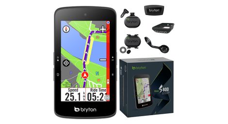 Bryton compteur gps rider s800t + cardio/cadence/vitesse