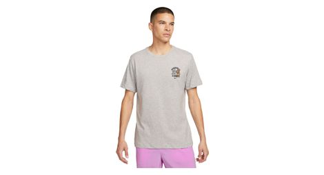 Maillot manches courtes nike dri fit dumbbells donuts gris