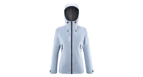 Millet kamet gore-tex waterproof jacket light blue donna