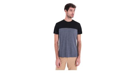 T shirt technique icebreaker merinos 125 cool lite sphere iii gris noir