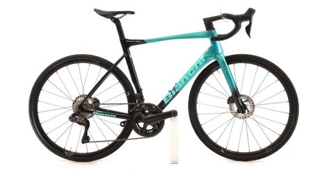 Produit reconditionné · Bianchi Specialissima Comp Di2 12V · Bleu / Vélo de route | Très bon état