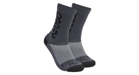 Chaussettes vtt oakley factory pilot gris