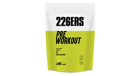 Boissson pre-workout 226ers caféine citron vert 300g