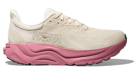 Chaussures Running Hoka Arahi 8 Blanc/Rose Femme