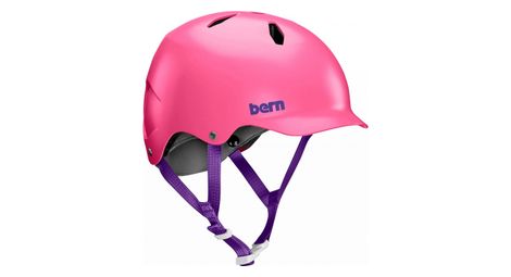 Casque enfant bern bandito satin / rose 