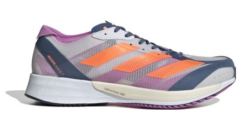 adidas Running adizero Adios 7 Scarpe Blu Arancione Viola Uomo