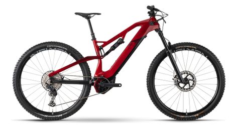 Vtt électrique tout-suspendu raymon airray 10.0 shimano slx 12v 500wh 29 rouge