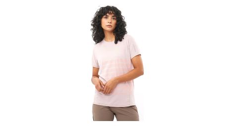 salomon sense aero graphic beige red women s short sleeve jersey