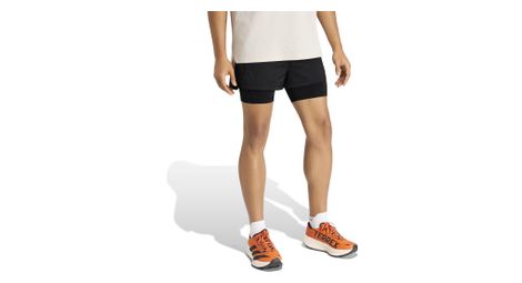 adidas terrex xploric men s black 2 in 1 shorts