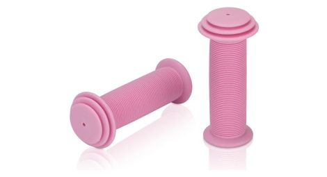 Paire de grips xlc gr g18 enfants 82 mm rose