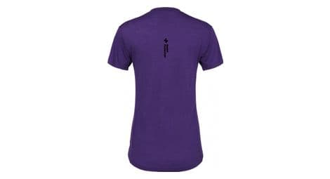 Maillot manches courtes femme sweet protection hunter merino violet