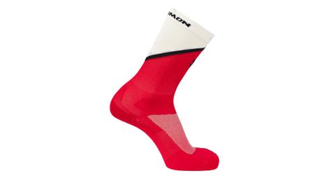 Chaussettes Salomon Pulse Crew Rouge/Blanc