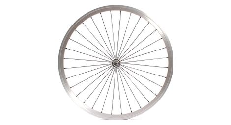 Roue avant fixie 28 argent khebikes