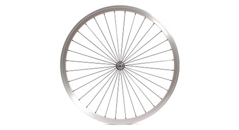 Roue avant fixie 28  argent khebikes