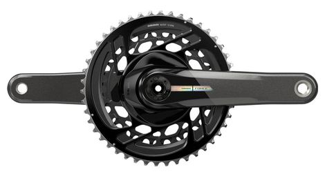 Sram force d2 dub 46-33 tanden 2x12v zwart crankstel (zonder cassette)