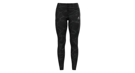odlo zeroweight print women s running tights black