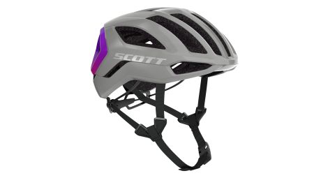 Casco scott centricplus gris/morado