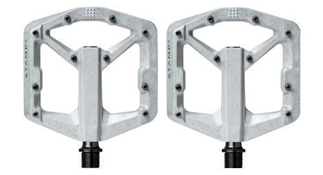 Paire de pedales plates crankbrothers stamp 2 brut