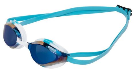 Arena Python Mirror zwembril met spiegelglazen, blauw/wit