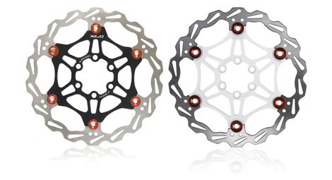 Xlc disque flottant br x50 160 a 203mm noir rouge