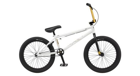 Bmx freestyle gt conway team 21'' weiss/gold