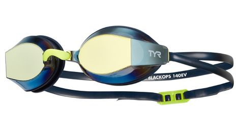 Lunettes de natation tyr blackops racing miroir bleu gold
